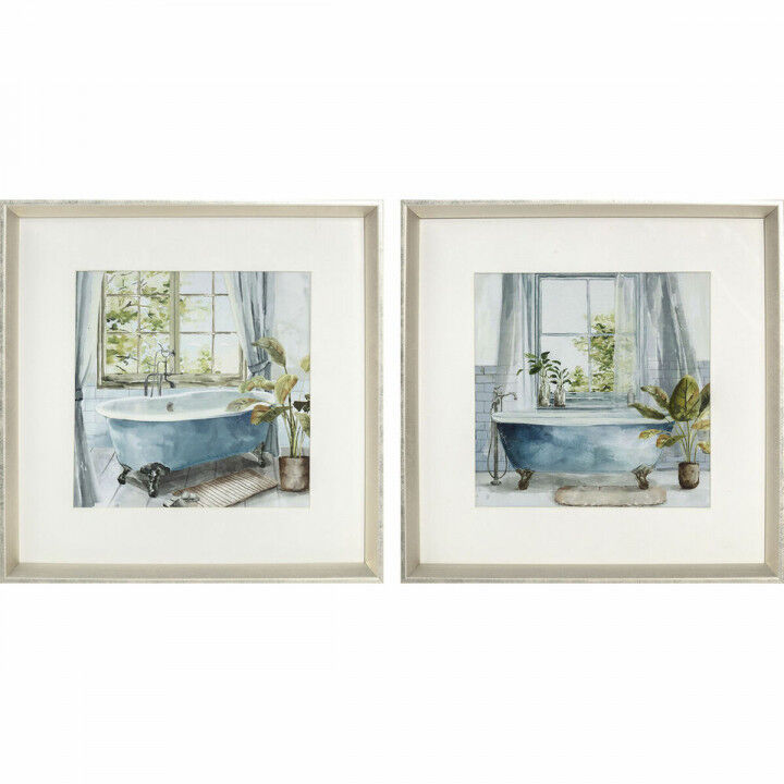 Quadro DKD Home Decor Cristallo Legno MDF 32 x 2,5 x 32 cm 32 x 2,3 x 32 cm