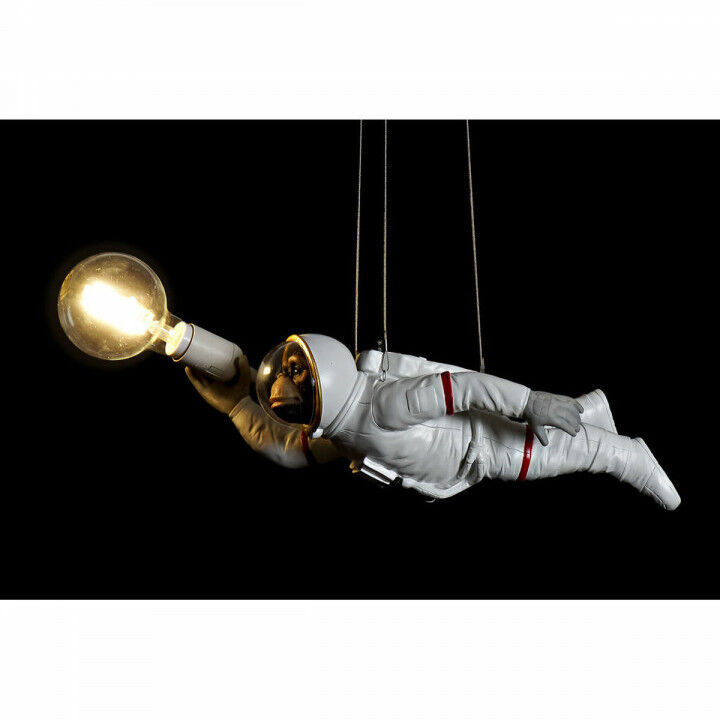 Deckenlampe DKD Home Decor Schwarz Weiß Harz 220 V 50 W (46 x 14.5 x 20 cm) (2 pcs)