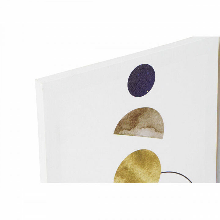 Canvas DKD Home Decor Canvas Hout MDF 30 x 1,8 x 40 cm (4 Onderdelen)