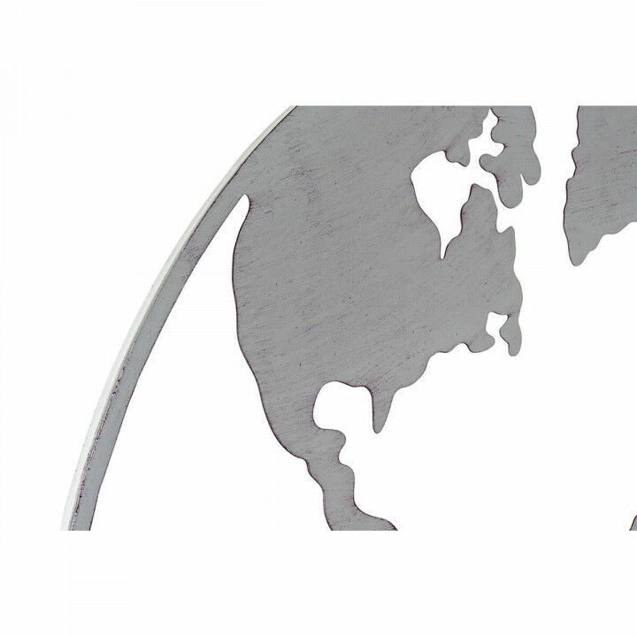 Wall Decoration DKD Home Decor Metal World Map (100 x 1 x 100 cm) (3 pcs)