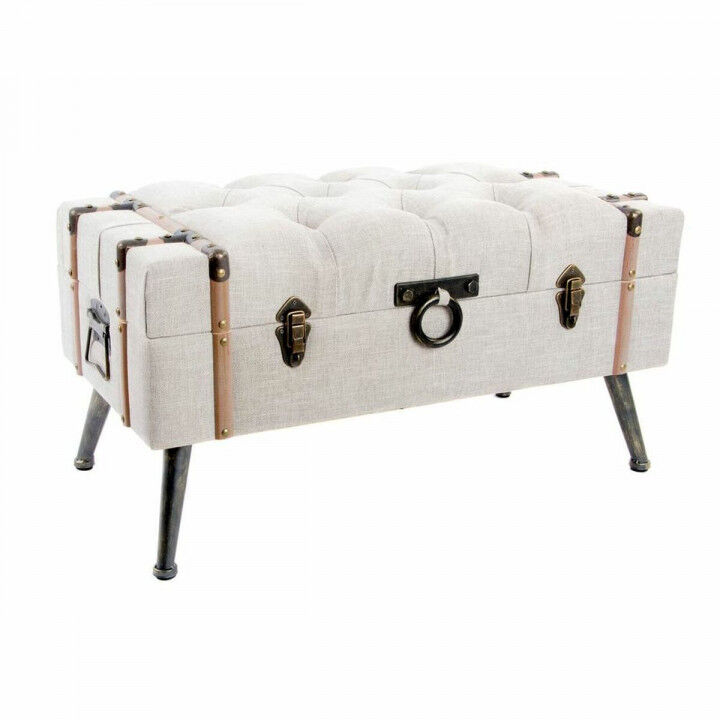 Kruk DKD Home Decor   Bruin Zwart Beige Hout Hout MDF 82 x 42 x 43 cm