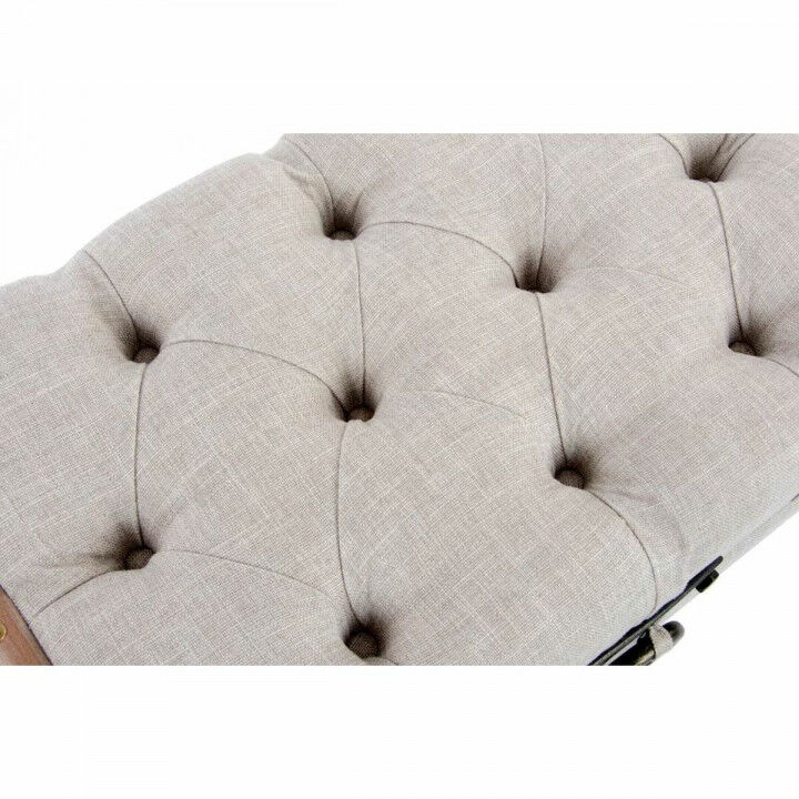 Banqueta DKD Home Decor   Marrón Negro Beige Madera Madera MDF 82 x 42 x 43 cm