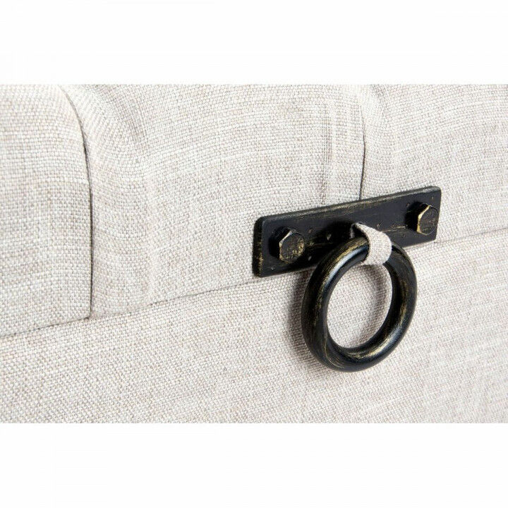 Barhocker DKD Home Decor   Beige Leinen Holz MDF (122 x 47 x 43 cm)