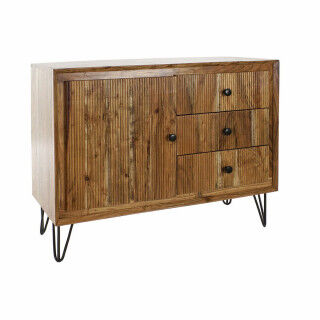 Buffet DKD Home Decor Marron Noir Marron Clair Acacia 100 x 40 x 77 cm