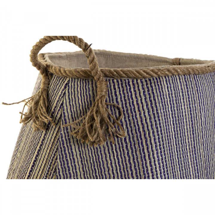 Cestino DKD Home Decor Azzurro Rosso Fibra naturale 40 x 40 x 45 cm (2 Unità)