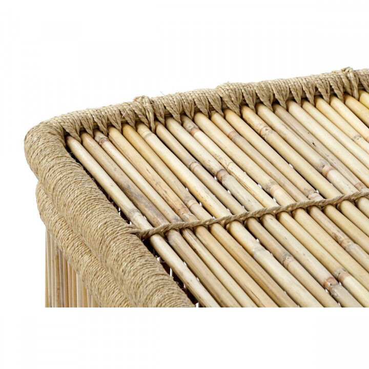 Juego de Cestos DKD Home Decor Natural Bambú Cuerda (2 Piezas)