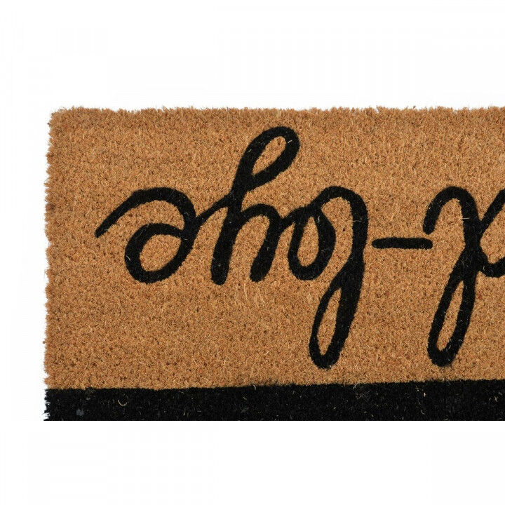 Zerbino DKD Home Decor Nero Marrone Gomma (75 x 45 x 1,5 cm) (2 Unità)