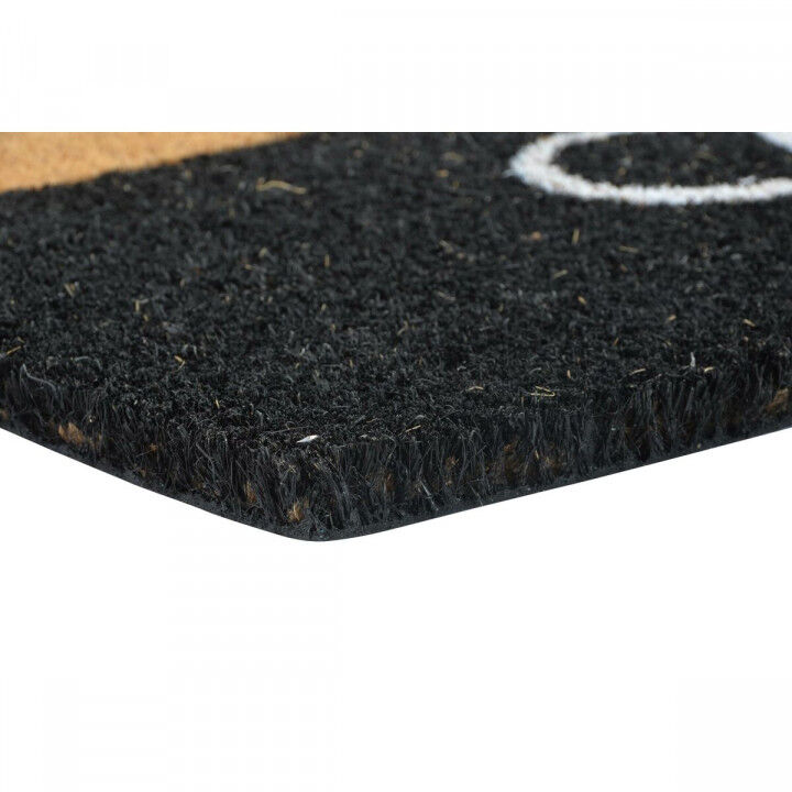 Paillasson DKD Home Decor Noir Marron Caoutchouc (75 x 45 x 1,5 cm) (2 Unités)