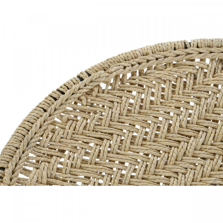 Set van 3 tafels DKD Home Decor Bruin Zwart Natuurlijk 62 x 62 x 40 cm 62 x 62 x 40,5 cm