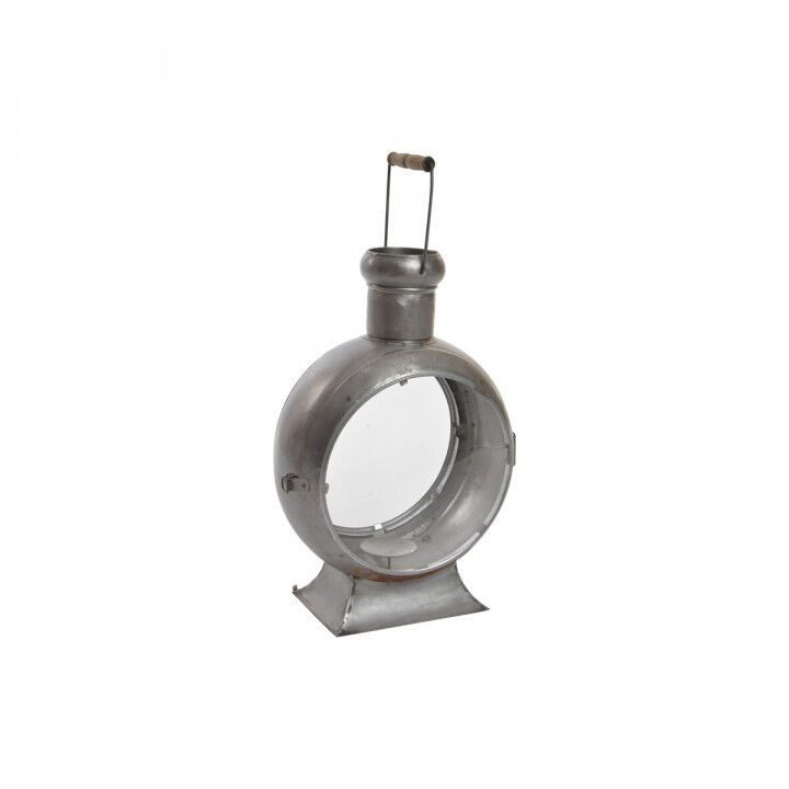 Lanterna DKD Home Decor Finitura invecchiata Argentato Metallo Cristallo Vintage 37 x 22 x 55 cm