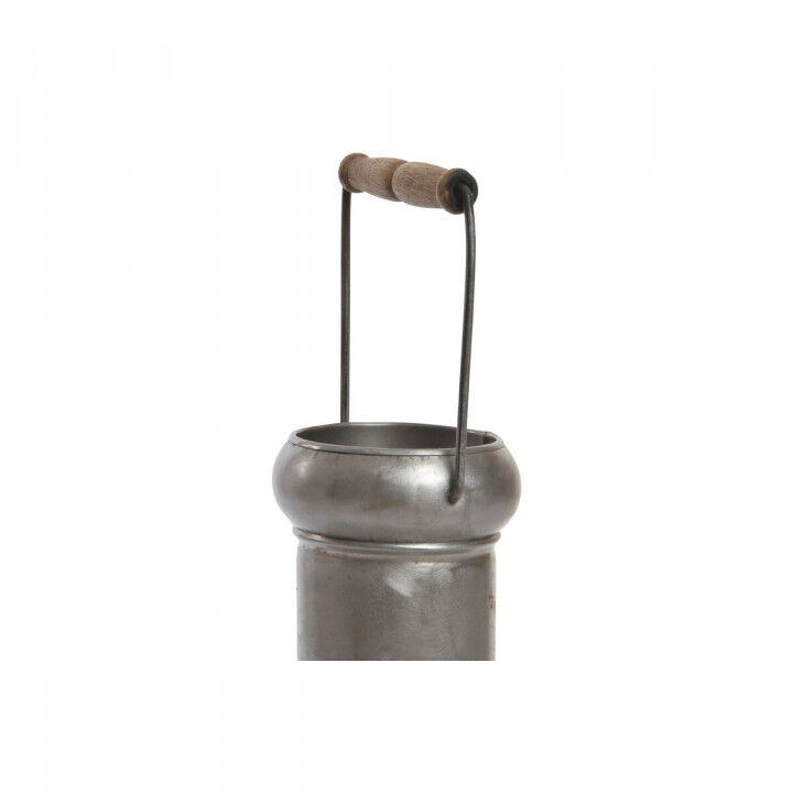 Lantern DKD Home Decor Aged finish Silver Metal Crystal Vintage 37 x 22 x 55 cm