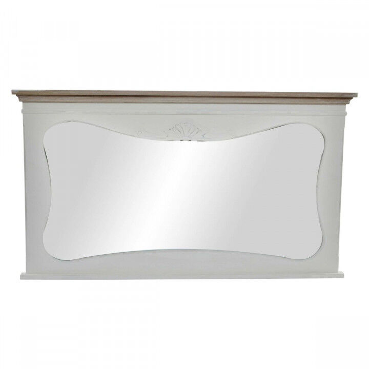 Miroir mural DKD Home Decor Blanc Naturel 105 x 64 x 4,5 cm