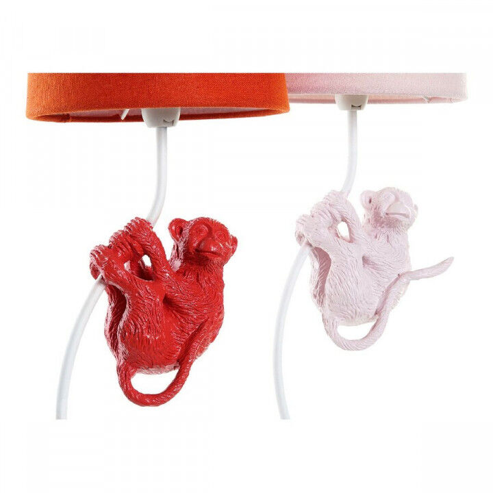 Lampada da tavolo DKD Home Decor Poliestere Resina 25W 220 V Scimmia (2 pcs) (19 x 17 x 53 cm)