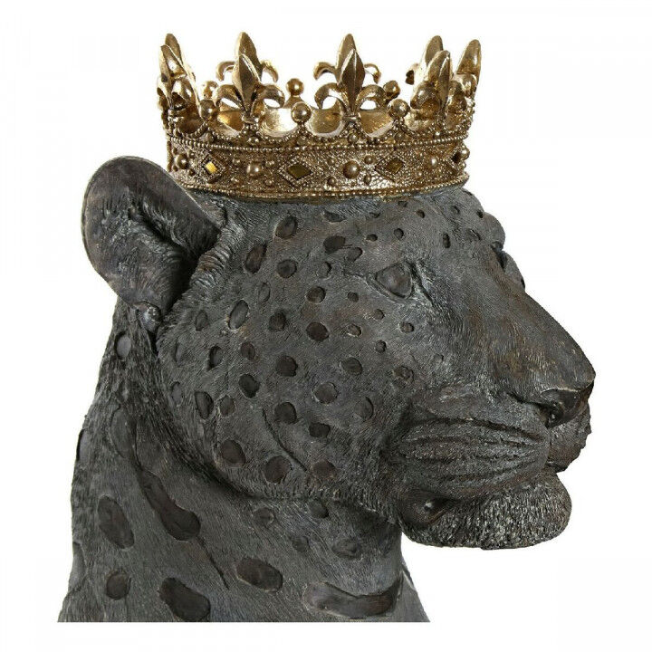 Decorative Figure DKD Home Decor Grey Golden Colonial Animal 27,5 x 23,5 x 33 cm (2 Units)