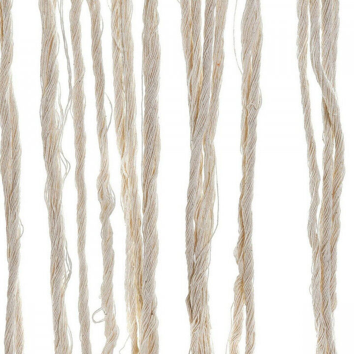 Decorazione pensile DKD Home Decor Etnico Nero Crema Geometrico Boho 46 x 1 x 64 cm (2 Unità)