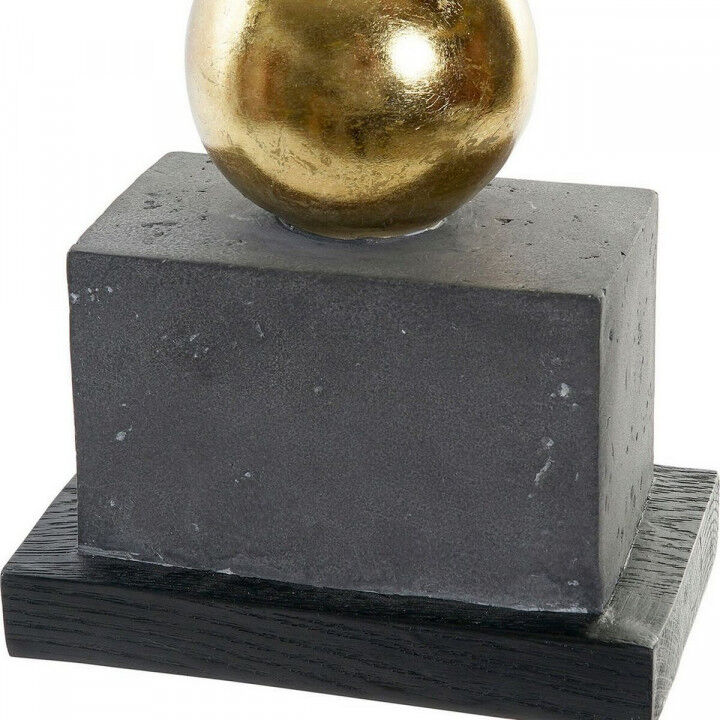 Statua Decorativa DKD Home Decor Nero Dorato Elefante Moderno 31 x 13 x 41 cm