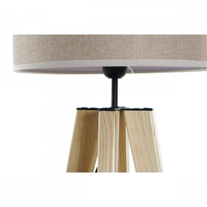 Desk lamp DKD Home Decor Beige Wood Brown 220 V 50 W 30 x 30 x 69 cm