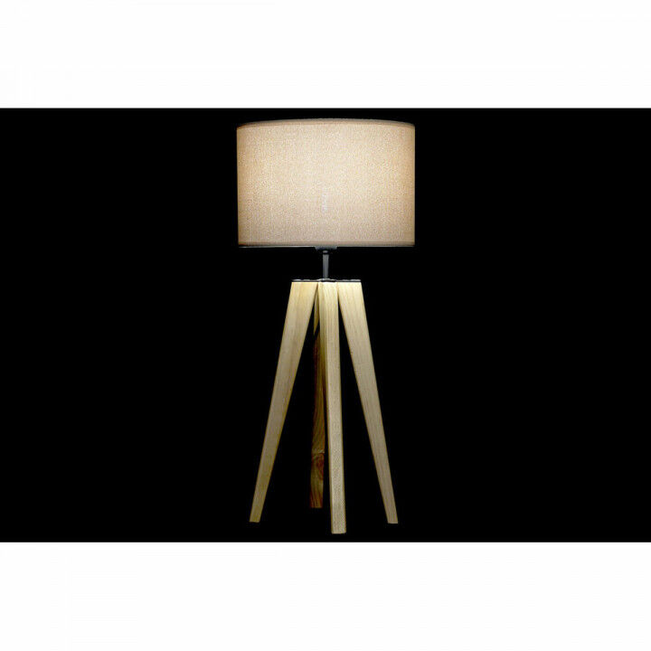 Tischlampe DKD Home Decor Beige Holz Braun 220 V 50 W 30 x 30 x 69 cm