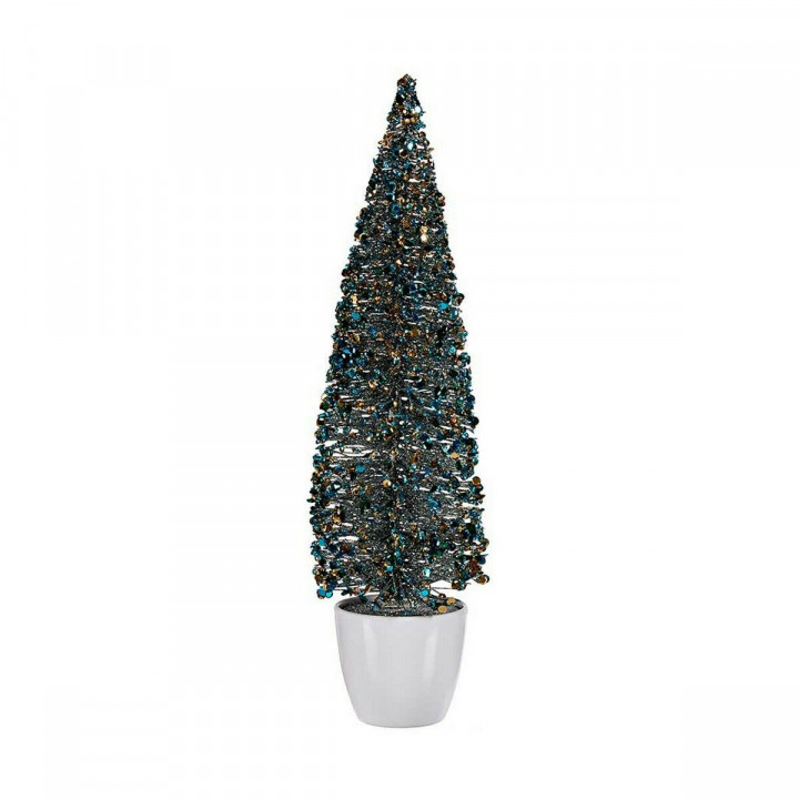 Christmas Tree Krist+ Blue Golden Plastic 10 x 38 x 10 cm
