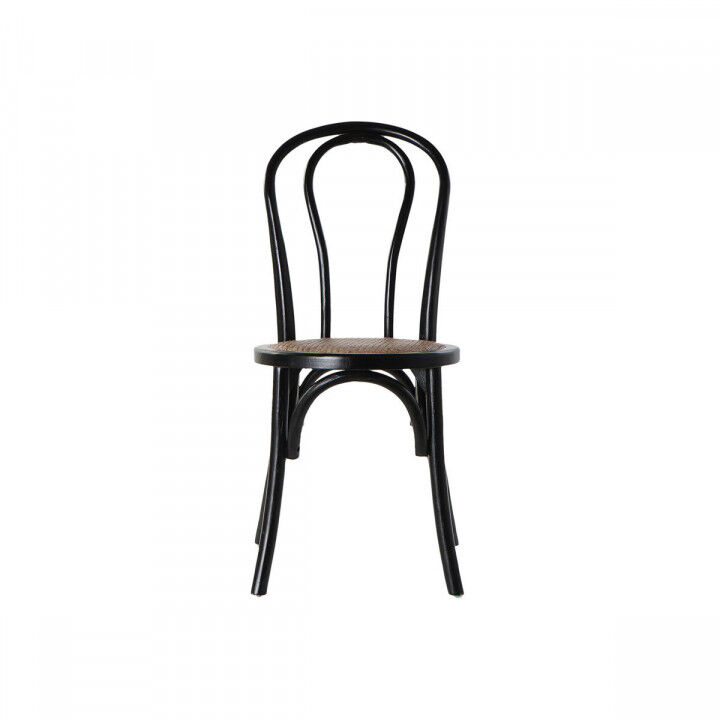Dining Chair DKD Home Decor Black Multicolour 43 x 44 x 89 cm