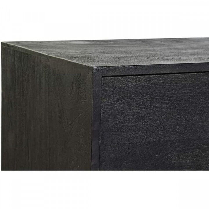 Buffet DKD Home Decor Noir Doré Bois de manguier 145 x 41 x 77 cm