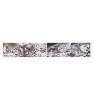Leinwand DKD Home Decor Kiefer Leinwand 135 x 2,5 x 45 cm