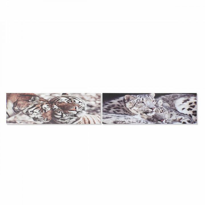 Tela DKD Home Decor Pino Tela 135 x 2,5 x 45 cm