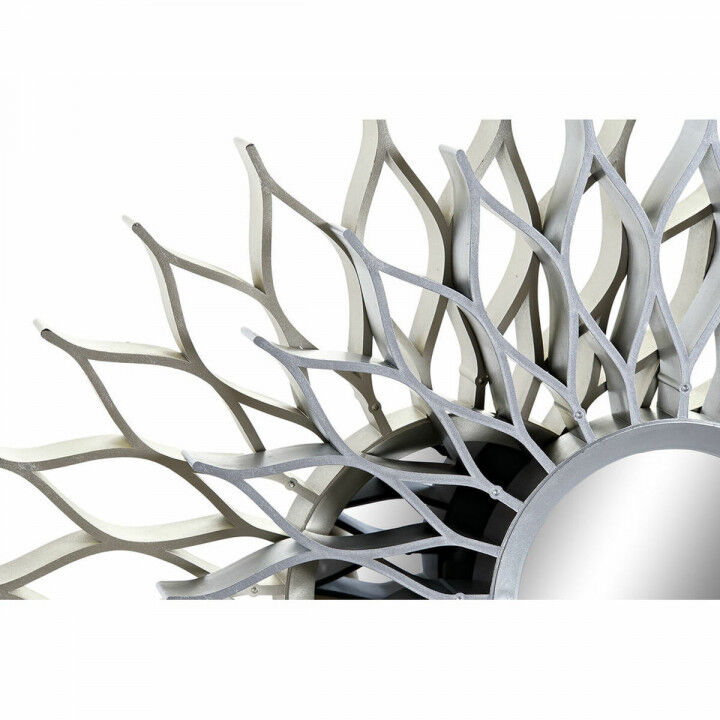 Wall Clock DKD Home Decor Champagne Silver polypropylene Mirror 50 x 4 x 50 cm 5 Pieces (2 Units)