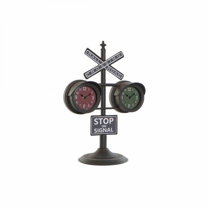 Reloj de Mesa DKD Home Decor Negro Vintage Semáforo