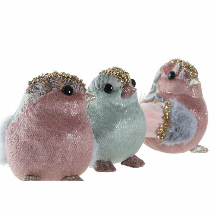 Weihnachtsschmuck DKD Home Decor Polyester Foam (3 pcs) (15 x 10 x 11 cm)