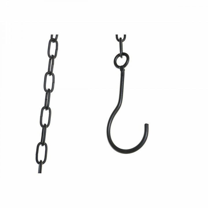 Kerzenschale DKD Home Decor Schwarz Metall Kristall 60 x 60 x 73 cm