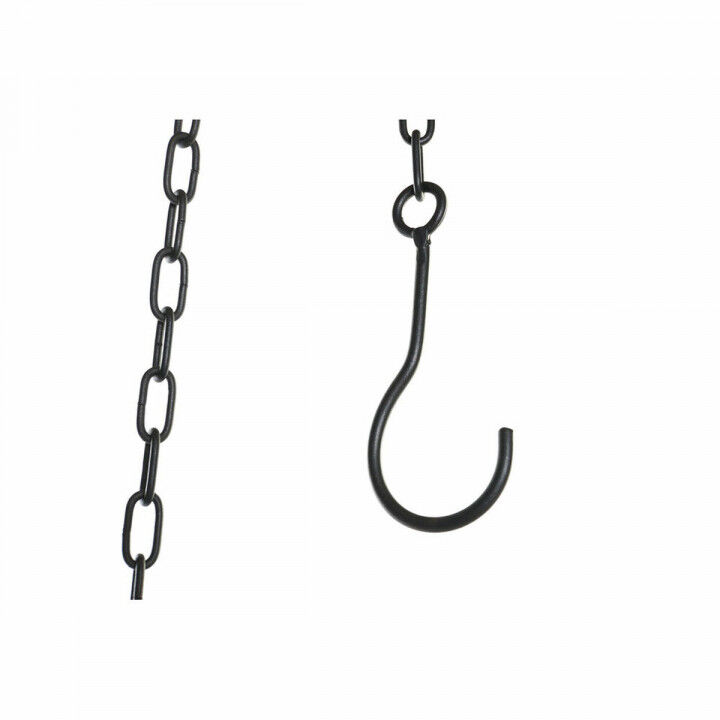 Kaarshouder DKD Home Decor Zwart Metaal Kristal 53 x 53 x 52 cm