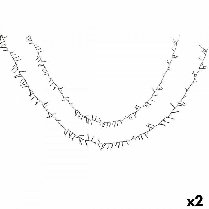 Striscia di luci DKD Home Decor Giallo Bianco LED (2 Unità)