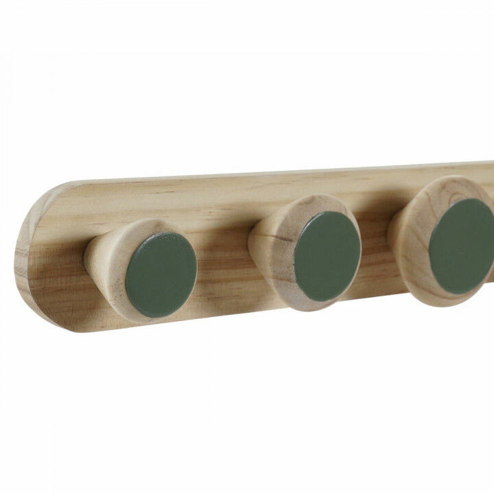 Wandkapstok DKD Home Decor Plastic Hout MDF Tropisch 48 x 6 x 7,5 cm (2 Stuks)