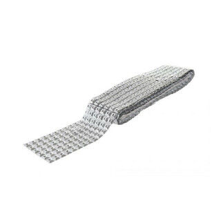 Kerstkrans DKD Home Decor Gouden Zilverkleurig PVC 300 x 5 x 0,1 cm