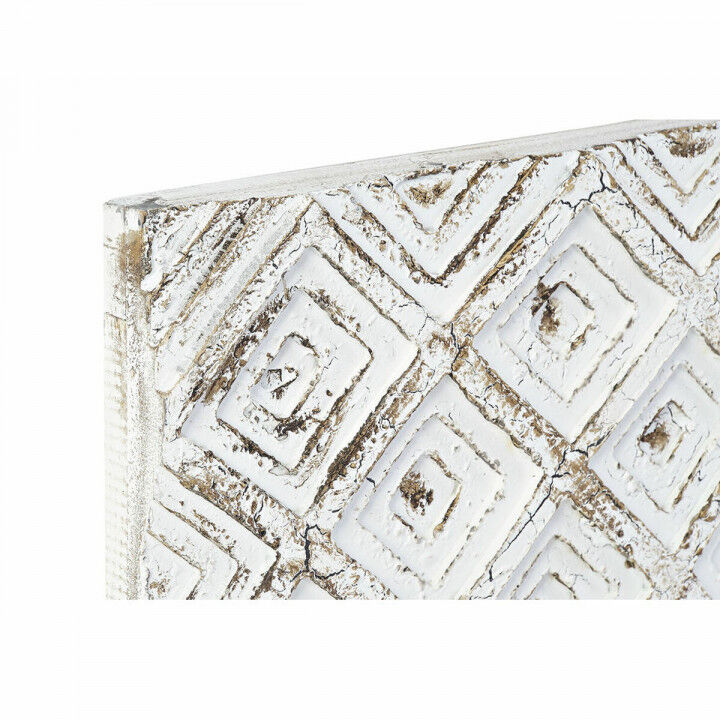 Hoofdbord DKD Home Decor 162 x 4 x 82 cm Wit Hout MDF