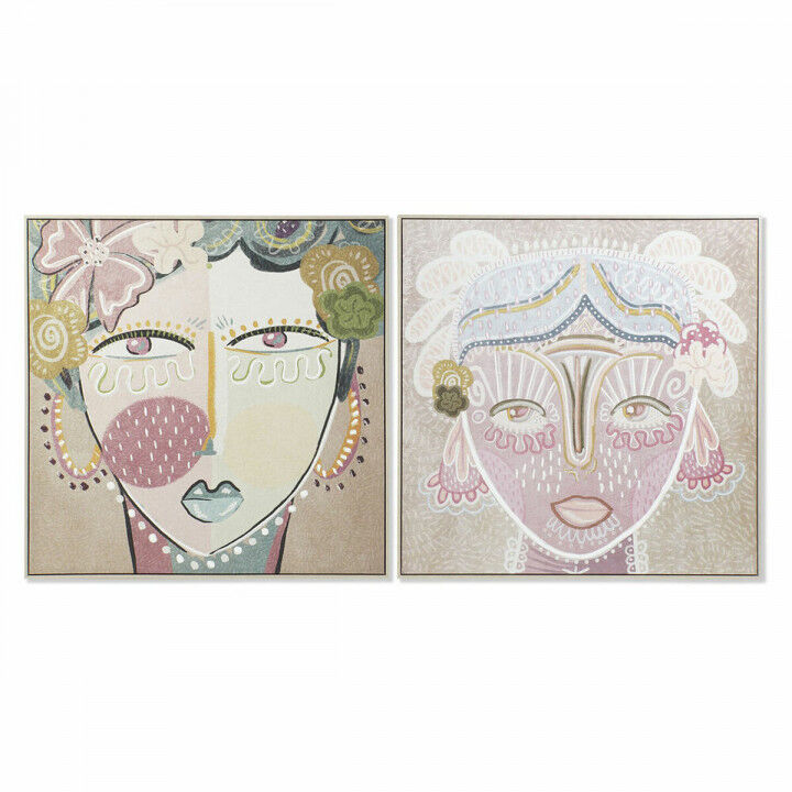 Canvas DKD Home Decor polyestyreen Canvas 103 x 4,5 x 103 cm