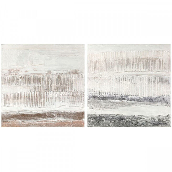 Canvas DKD Home Decor Pijnboom Canvas 100 x 3,7 x 100 cm