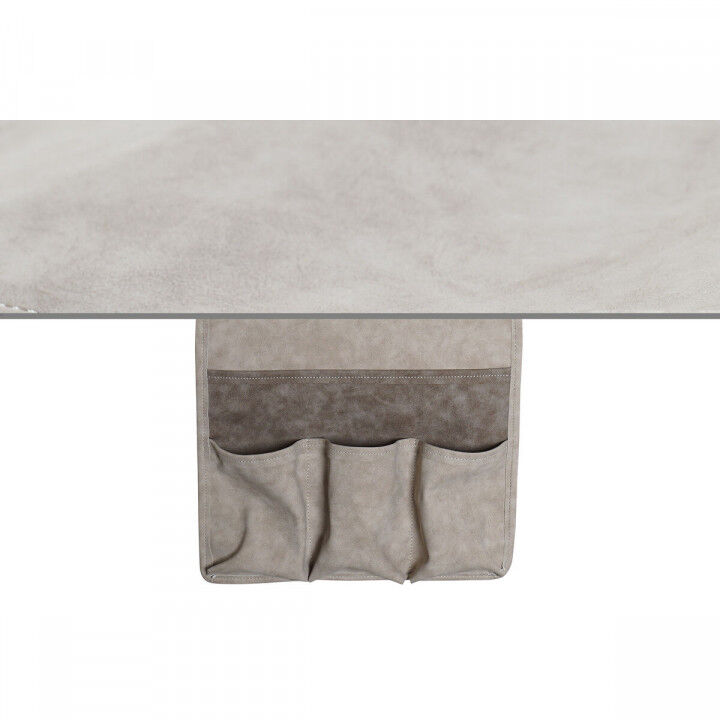 Organiseur DKD Home Decor Gris Gris clair Gris foncé Polyuréthane 30 x 0,5 x 90 cm