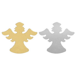 Christmas bauble DKD Home Decor Angel (2 Units)