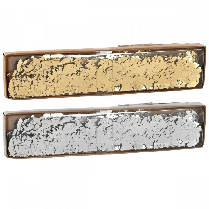 Kerstversiering DKD Home Decor Engel (2 Stuks)