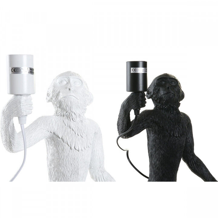 Lampada da tavolo DKD Home Decor 31 x 34 x 55 cm Nero Bianco Resina 220 V 50 W (2 Unità)