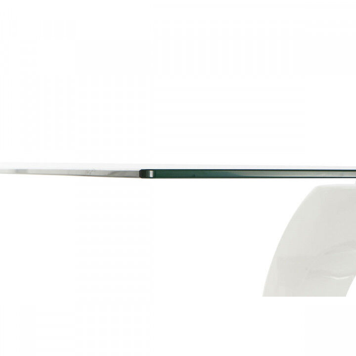 Eettafel DKD Home Decor Kristal Transparant Wit Hout MDF (160 x 90 x 75 cm)