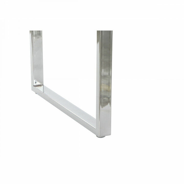 Escritorio DKD Home Decor Blanco Plateado Metal Madera MDF 120 x 55 x 76 cm