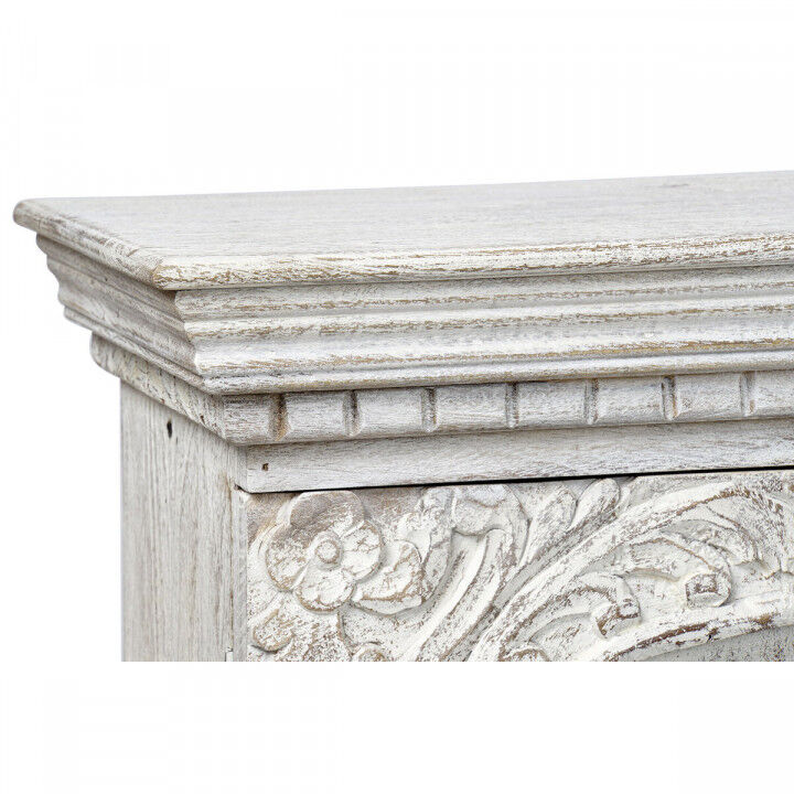 Mobile TV DKD Home Decor 8424001858347 Metallo Bianco Legno di mango 160 x 40 x 65 cm