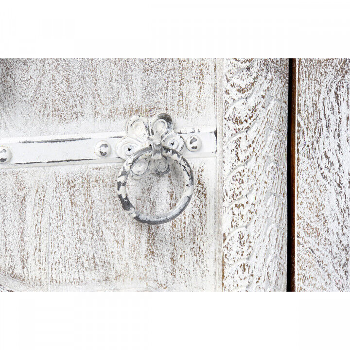 Mueble de TV DKD Home Decor 8424001858347 Metal Blanco Madera de mango 160 x 40 x 65 cm