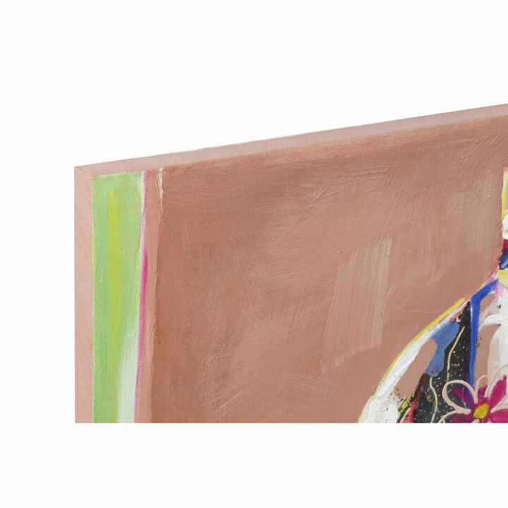 Canvas DKD Home Decor Pijnboom Canvas 80 x 2,8 x 80 cm