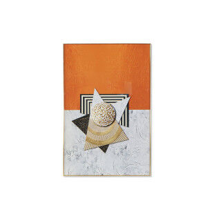 Quadro DKD Home Decor Alluminio Legno MDF 80 x 3 x 120 cm