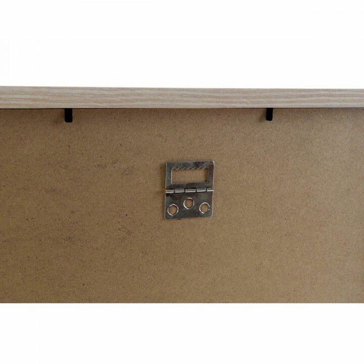 Wall photo frame DKD Home Decor 32,5 x 1,5 x 45 cm Crystal Natural Brown Modern MDF Wood