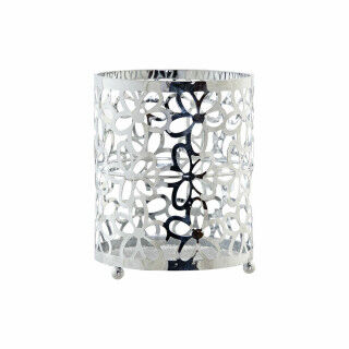 Cestello per posate DKD Home Decor Argentato Metallo Margarita 12 x 12 x 15 cm